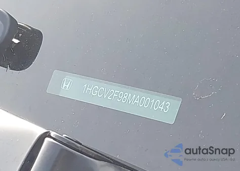 2021 Honda Accord Touring z USA, uszkodzony, nr VIN 1HGCV2F98MA001043